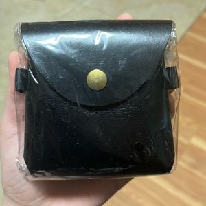 NexAx Golf Ball Pouch Holder Storage Bag Belt Loop Made of Genuine Leather